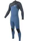 Sooruz GURU PRO 3/2mm Men's Fullsuit Chest Zip - Blue
