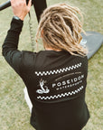 Poseidon Rattlesnake Long Sleeve T-Shirt | Black