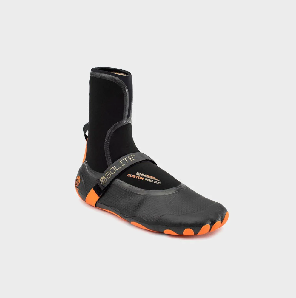 Solite 5mm Custom Pro Boots Orange/Black (7472769564844)