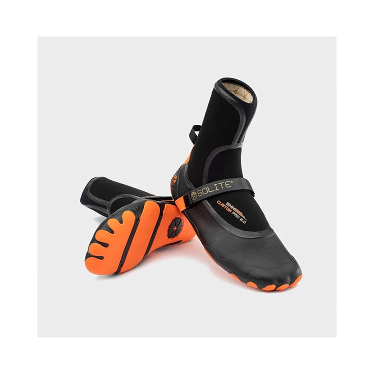 Solite 5mm Custom Pro Boots Orange/Black (7472769564844)